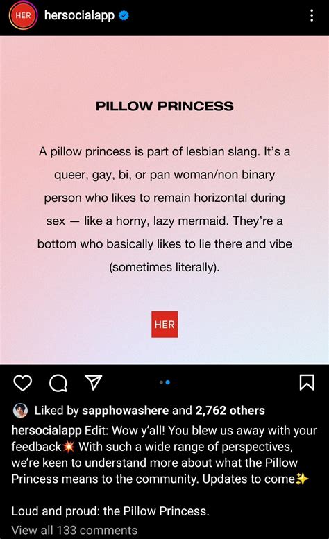 pillow princess meaning|is pillow princess a lesbian term.